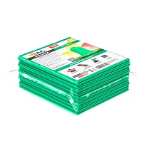 Мешки для мусора 160 л, зеленые, в пачке 10 шт., ПВД, 40 мкм, 900х1100 мм, i-Bag в Тольятти