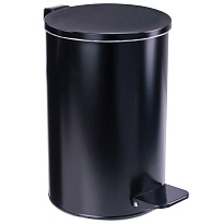 Ведро для мусора с педалью, усиленное, Титан, 10 л, черное, оцинкованная сталь в Тольятти Ведро для мусора с педалью, усиленное, Титан, 10 л, черное, оцинкованная сталь в Тольятти