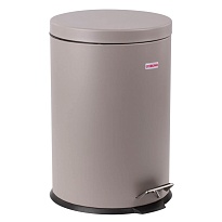 Ведро-контейнер для мусора (урна) с педалью LAIMA Classic, 20 л, серое, матовое, металл, со съемным внутренним ведром в Тольятти Ведро-контейнер для мусора (урна) с педалью LAIMA Classic, 20 л, серое, матовое, металл, со съемным внутренним ведром в Тольятти