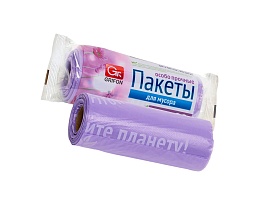 Мешки для мусора 35 л, ароматизированные, сиреневые, в рулоне 20 шт., ПНД, 12 мкм, 560х530 мм, GRIFON Полевые Цветы, 100-034 в Тольятти Мешки для мусора 35 л, ароматизированные, сиреневые, в рулоне 20 шт., ПНД, 12 мкм, 560х530 мм, GRIFON Полевые Цветы, 100-034 в Тольятти