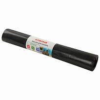 Мешки для мусора 240 л, черные, в рулоне 10 шт., ПВД 50 мкм, 1400х900 мм, LAIMA, 605337 в Тольятти