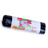 Мешки для мусора 60 л, черные, в рулоне 20 шт., ПНД, 7 мкм, 700х600 мм, Концепция Быта ЭкоДом, 601349 в Тольятти Мешки для мусора 60 л, черные, в рулоне 20 шт., ПНД, 7 мкм, 700х600 мм, Концепция Быта ЭкоДом, 601349 в Тольятти