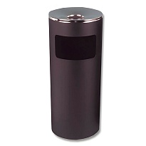 Урна металлическая с пепельницей, Титан, 29 л, черная, оцинкованная сталь в Тольятти