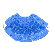 Бахилы голубые 2000 шт (1000 пар), 16 мкм, однослойные, с одной резинкой, Эконом в Тольятти