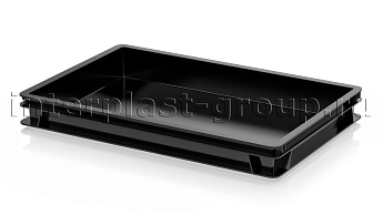 Ящик для полуфабрикатов сплошной черный в Тольятти