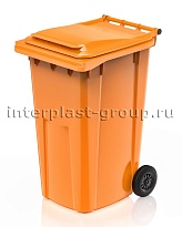 Контейнер для мусора 240 л оранжевый облегченный 240 оранжевый в Тольятти