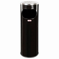 Урна с пепельницей 18 литров, нержавеющая сталь, черная, LAIMA PROFESSIONAL в Тольятти Урна с пепельницей 18 литров, нержавеющая сталь, черная, LAIMA PROFESSIONAL в Тольятти