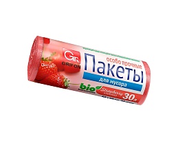 Мешки для мусора 30 л, ароматизированные, Клубника, красные, в рулоне 20 шт., ПНД, 9 мкм, 560х530 мм, GRIFON Aroma, 101-020 K в Тольятти Мешки для мусора 30 л, ароматизированные, Клубника, красные, в рулоне 20 шт., ПНД, 9 мкм, 560х530 мм, GRIFON Aroma, 101-020 K в Тольятти